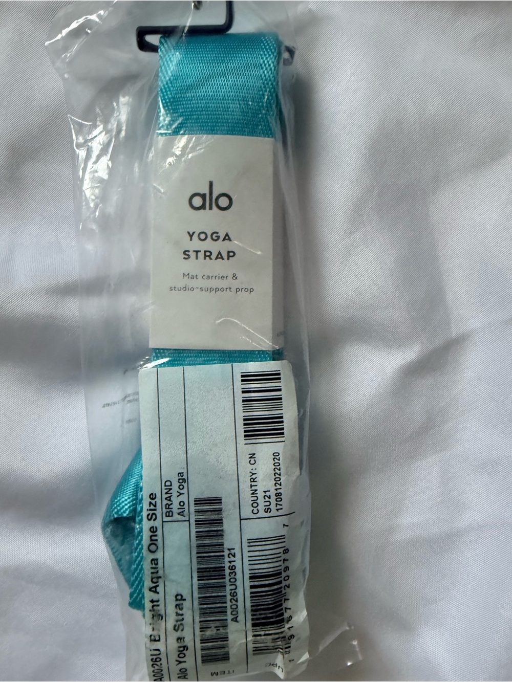 ALO Yoga Aqua Strap - Bright Turquoise Mat Carrier